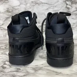 Nike | Shoes | Nike Court Borough Mid Winter Triple Black  display picture 1